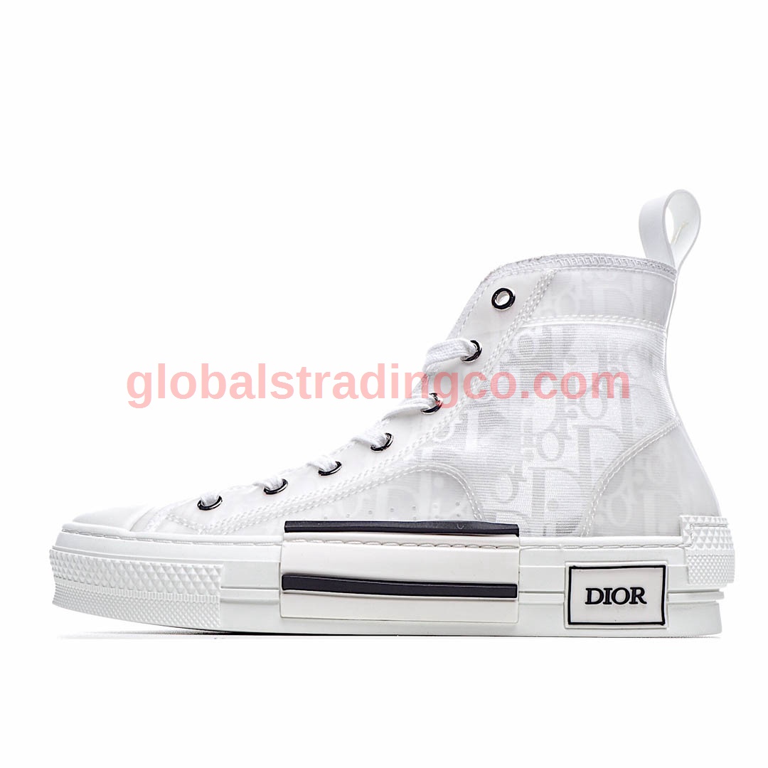 Dior B23 Oblique Slip-on Low Top Sneakers Sheer Print Sneakers